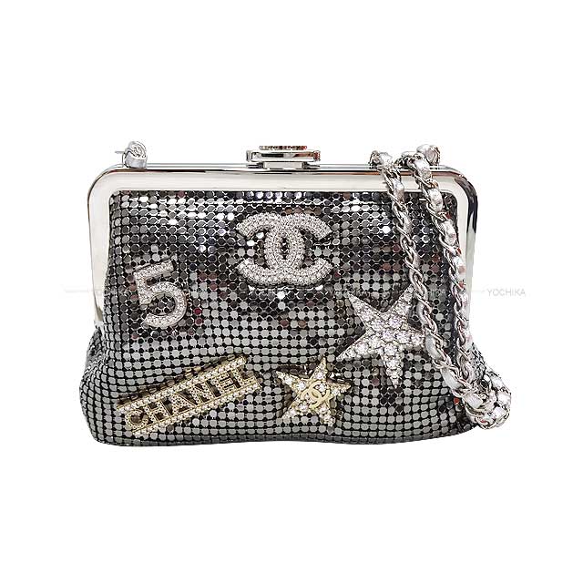 2024 coconeige CHANEL Clutch bag Logo & Star No5 Purse chain