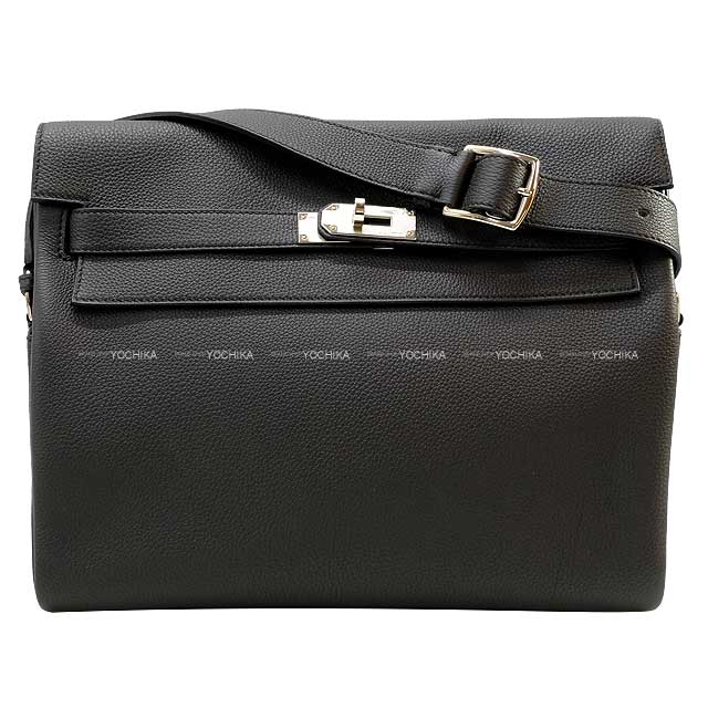 Pre-loved] HERMES Shoulder bag Kelly Messenger 32 GM Plomb Veau