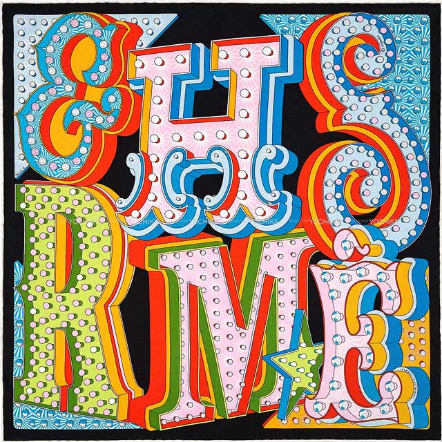 Hermès ガヴロッシ、45cm, エレクトリック HERMES scarf Carre 45 Gavroche Hermes Electric Noir (Black)/Orange