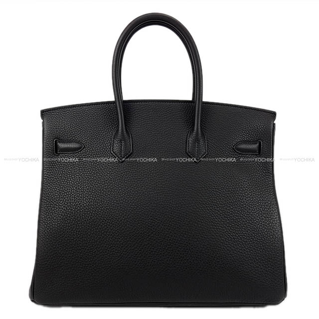 HERMES Handbag Birkin35 Noir (Black) Veau Togo Silver HW Stamp W[BRAND NEW][Authentic]