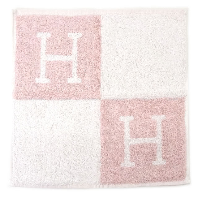 HERMES towel Hand Towel Avalon Samarcande Rose/Lilas Cotton100%[BRAND NEW][Authentic]