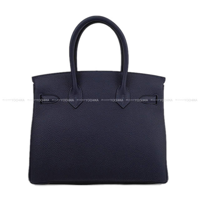 HERMES Handbag Birkin30 Bleu Nuit Veau Togo Silver HW Stamp K[BRAND NEW][Authentic]