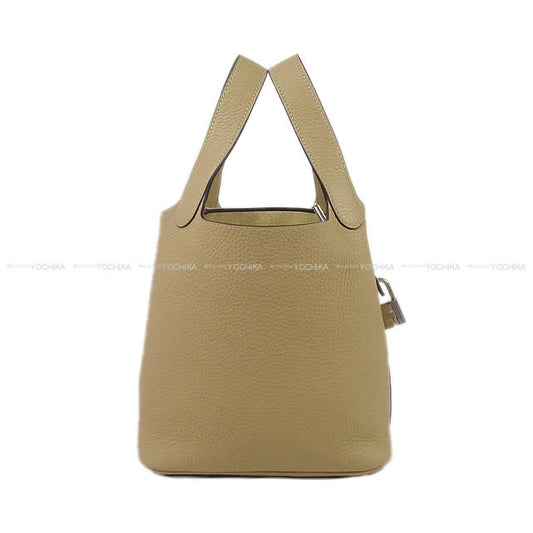 HERMES Handbag Picotin Lock 18 PM Trench Taurillon Clemence Silver HW Stamp K[BRAND NEW][Authentic]