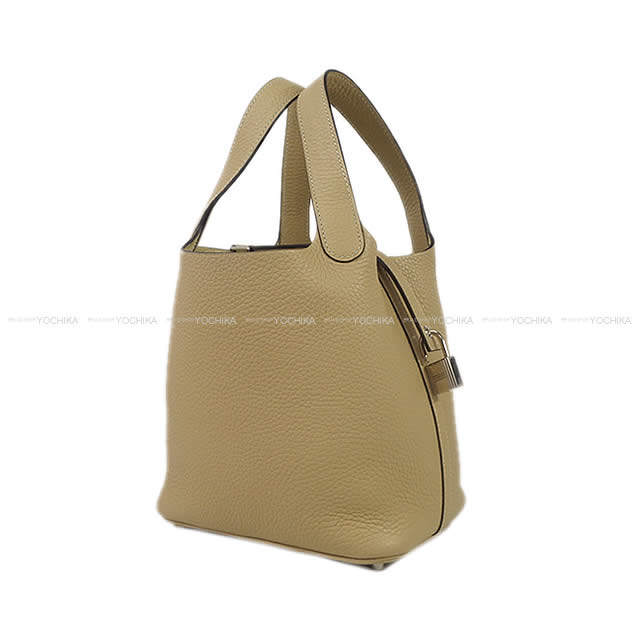 HERMES Handbag Picotin Lock 18 PM Trench Taurillon Clemence Silver HW Stamp K[BRAND NEW][Authentic]