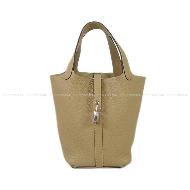 HERMES Handbag Picotin Lock 18 PM Trench Taurillon Clemence Silver HW Stamp K[BRAND NEW][Authentic]