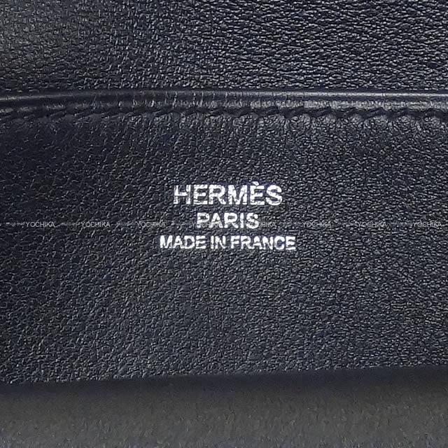 HERMES Shoulder bag Halzan mini Noir (Black) Veau Swift Silver HW Stamp W[BRAND NEW][Authentic]