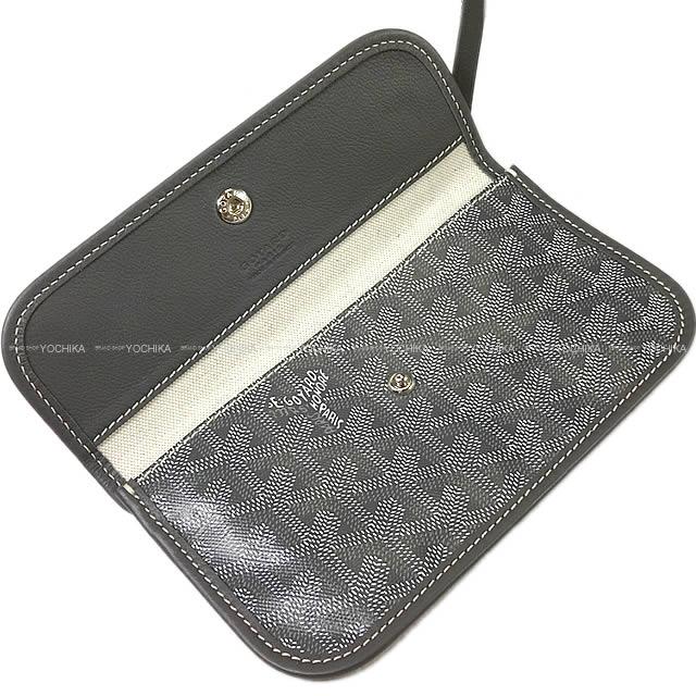 GOYARD tote bag SAINT LOUI PM Grey PVC coated canvas Calf Skin Silver HW[BRAND NEW][Authentic]