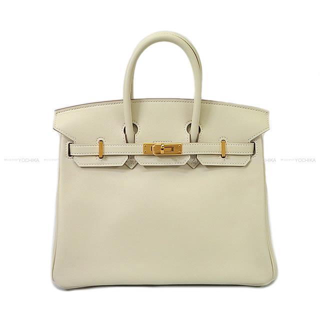 HERMES Handbag Birkin25 New Gris Perle Veau Swift Gold HW Stamp W[BRAND NEW][Authentic]