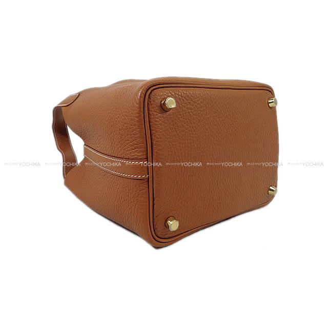 HERMES Handbag Picotin Lock 18 PM Gold Taurillon Clemence Gold HW Stamp G[BRAND NEW][Authentic]