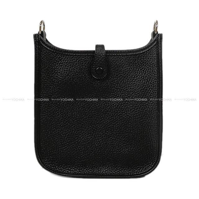 HERMES Shoulder bag Evelyne 16 TPM Noir (Black) Taurillon Clemence Silver HW Stamp W[BRAND NEW][Authentic]