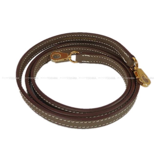 HERMES Shoulder bag Kelly mini 2 Kelly20 Etoupe Veau Epsom Gold HW Stamp G[BRAND NEW][Authentic]