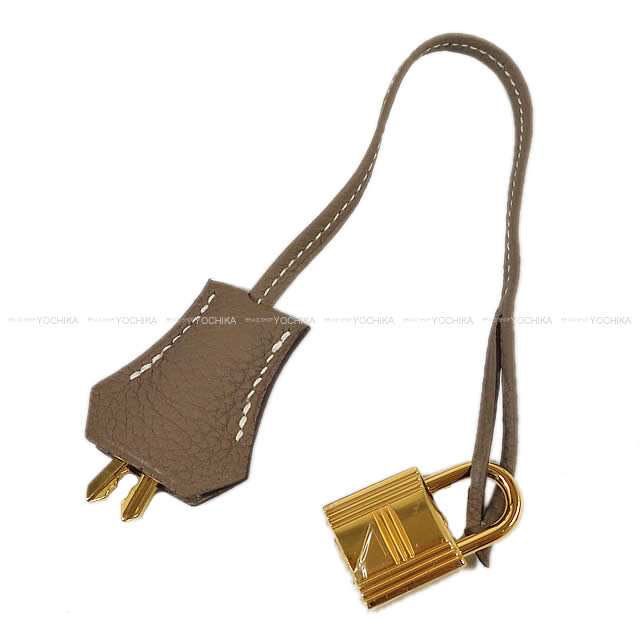 HERMES Handbag Birkin30 Etoupe Veau Togo Gold HW Stamp W[EXCELLENT][Authentic]