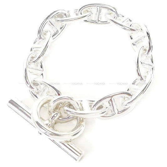 HERMES bracelet Chaine D'ancre GM 12 Links Silver Silver925[EXCELLENT][Authentic]