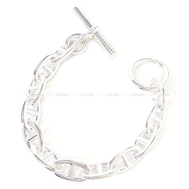 HERMES bracelet Chaine D'ancre GM 12 Links Silver Silver925[EXCELLENT][Authentic]