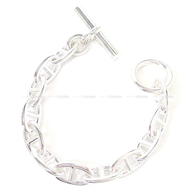 HERMES bracelet Chaine D'ancre GM 12 Links Silver Silver925 (SV925 Ag925)[EXCELLENT][Authentic]