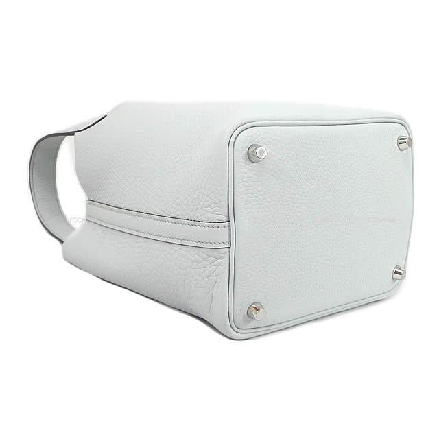 HERMES Handbag Picotin Lock 18 PM Bleu Pale Taurillon Clemence Silver HW Stamp W[BRAND NEW][Authentic]