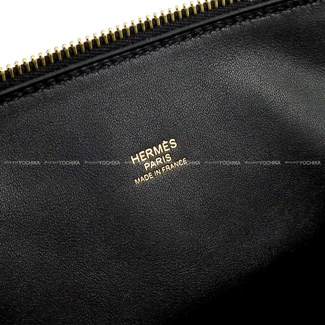 [Pre-loved] HERMES Shoulder bag Bolide31 Noir (Black) Taurillon Clemence Gold HW Stamp D[LIKE NEW][Authentic]