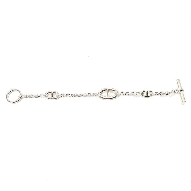 HERMES bracelet Chaine D'ancre Farandole #LG Silver Silver925 (SV925 Ag925)[EXCELLENT][Authentic]