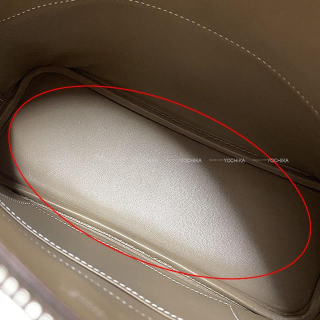 [Pre-loved] HERMES Shoulder bag Bolide27 Etoupe Ever Grain Silver HW Stamp D[USED SA][Authentic]