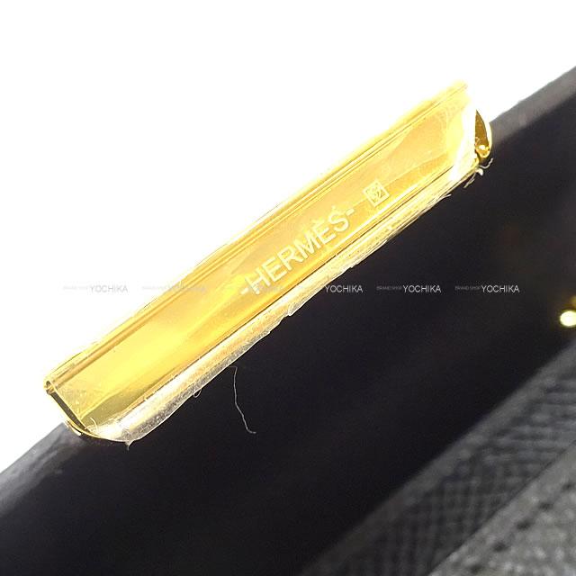 HERMES long wallet Constance Long wallet To Go Noir (Black) Veau Epsom Gold HW Stamp W[BRAND NEW][Authentic]