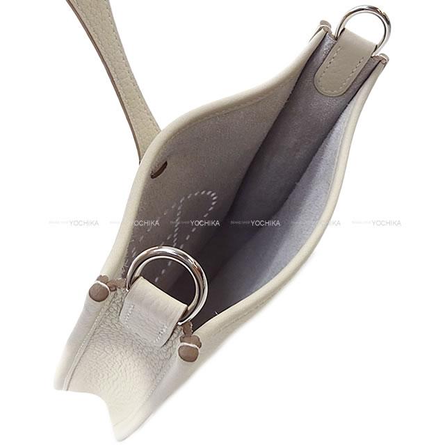 HERMES Shoulder bag Evelyne 16 TPM Amazon Craie/Blanc (White) Taurillon Clemence Silver HW Stamp W[BRAND NEW][Authentic]