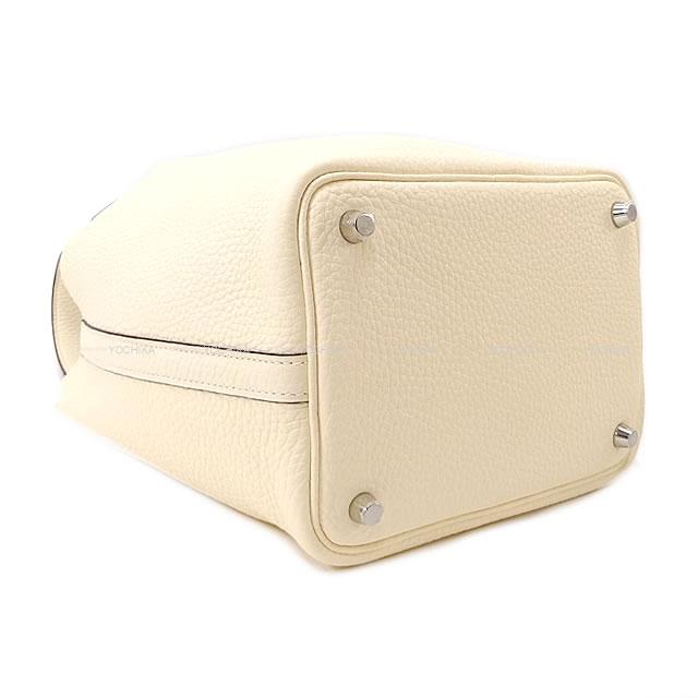 HERMES Handbag Picotin Lock 18 PM Nata Taurillon Clemence Silver HW Stamp K[BRAND NEW][Authentic]