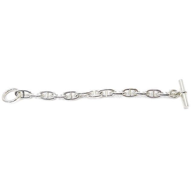 HERMES bracelet Chaine D'ancre GM 13 Links Silver925[EXCELLENT][Authentic]