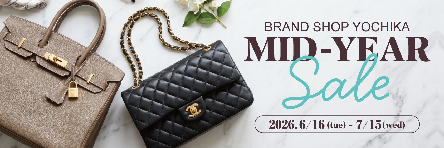 yochika mid year sale hermes birkin chanel matelasse
