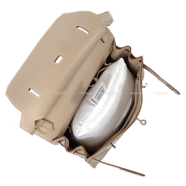 Yochika Original Product HERMES Birkin25 Bag Pillows INSERT FITS SHAPE LOSS PREVENTING cushion Handmade Off white Polyester[BRAND NEW][Authentic]