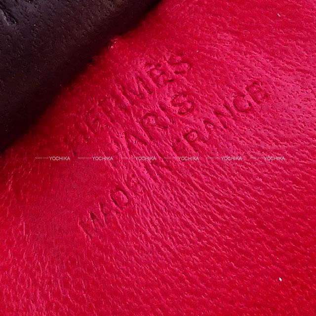 HERMES bag charm Rodeo PM Framboise/Rose Sakura/Rouge Sellier Agneau Milo Stamp Y[EXCELLENT][Authentic]