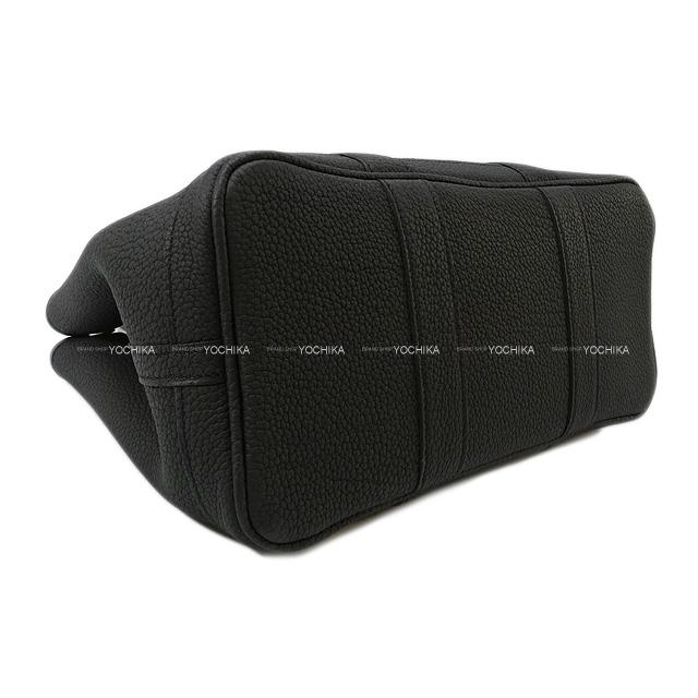 [Pre-loved] HERMES tote bag Garden Party 30 TPM Noir (Black) Veau Negonda Silver HW Stamp A[LIKE NEW][Authentic]