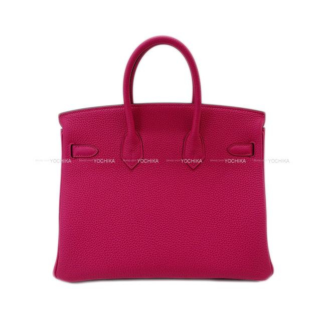 HERMES Handbag Birkin25 Rose Mexicoe Veau Togo Silver HW Stamp K[BRAND NEW][Authentic]