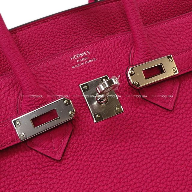 HERMES Handbag Birkin25 Rose Mexicoe Veau Togo Silver HW Stamp K[BRAND NEW][Authentic]