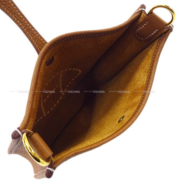 HERMES Shoulder bag Evelyne 16 TPM Gold Taurillon Clemence Gold HW Stamp W[BRAND NEW][Authentic]