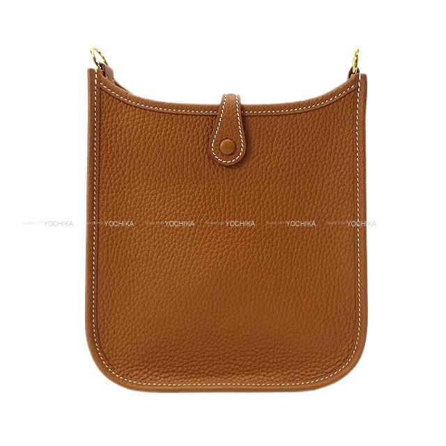 HERMES Shoulder bag Evelyne 16 TPM Gold Taurillon Clemence Gold HW Stamp W[BRAND NEW][Authentic]