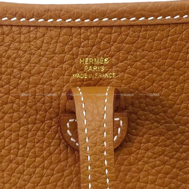 HERMES Shoulder bag Evelyne 16 TPM Gold Taurillon Clemence Gold HW Stamp W[BRAND NEW][Authentic]