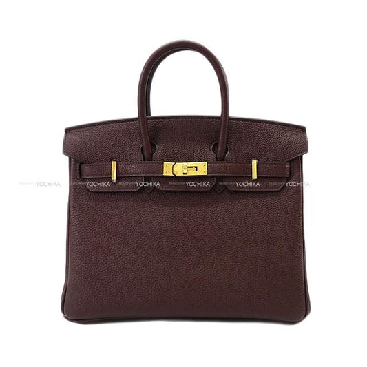 HERMES Handbag Birkin25 Rouge Sellier Veau Togo Gold HW Stamp B[BRAND NEW][Authentic]