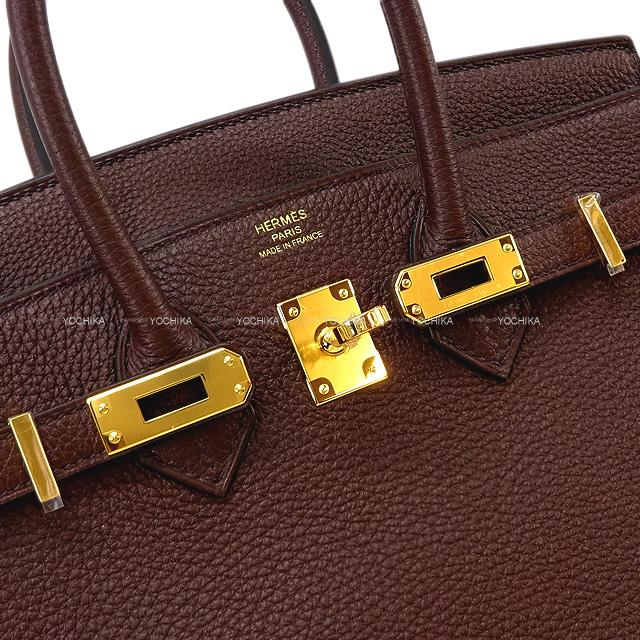 HERMES Handbag Birkin25 Rouge Sellier Veau Togo Gold HW Stamp B[BRAND NEW][Authentic]