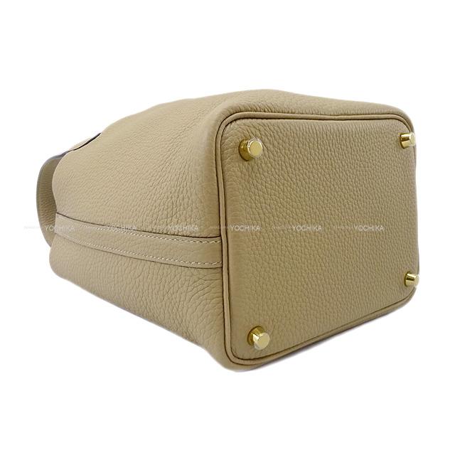 HERMES Handbag Picotin Lock 18 PM Trench Taurillon Clemence Gold HW Stamp K[BRAND NEW][Authentic]