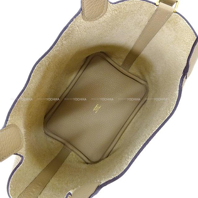 HERMES Handbag Picotin Lock 18 PM Trench Taurillon Clemence Gold HW Stamp K[BRAND NEW][Authentic]