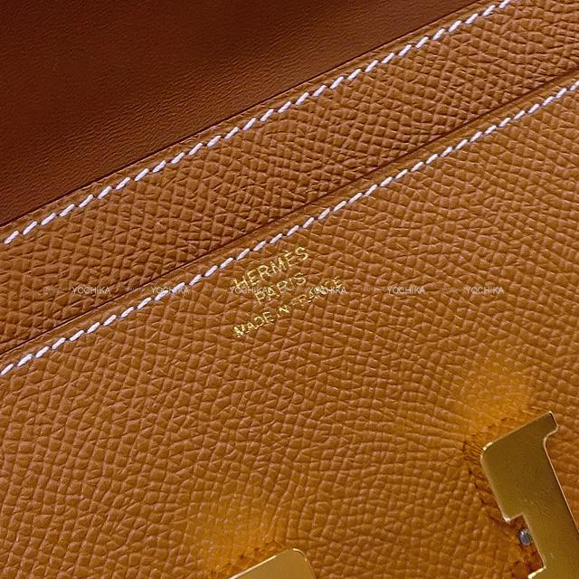 HERMES long wallet Constance Long wallet To Go Gold Veau Epsom Gold HW Stamp W[BRAND NEW][Authentic]