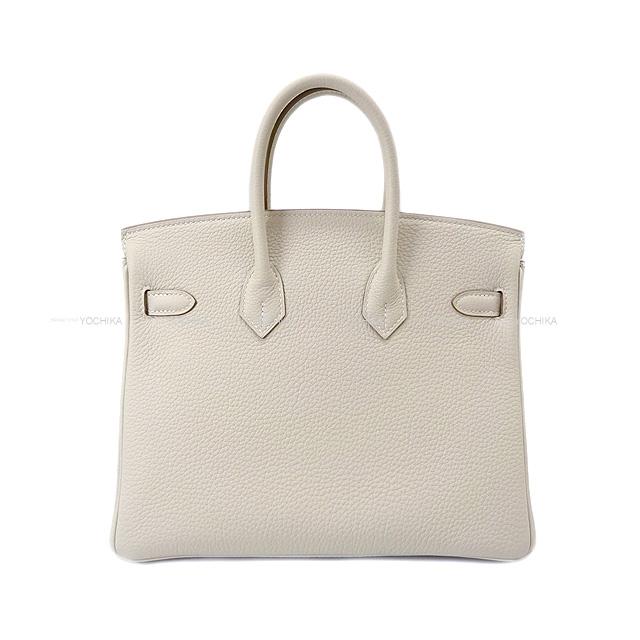 HERMES Handbag Birkin25 Craie Veau Togo Gold HW Stamp B[BRAND NEW][Authentic]