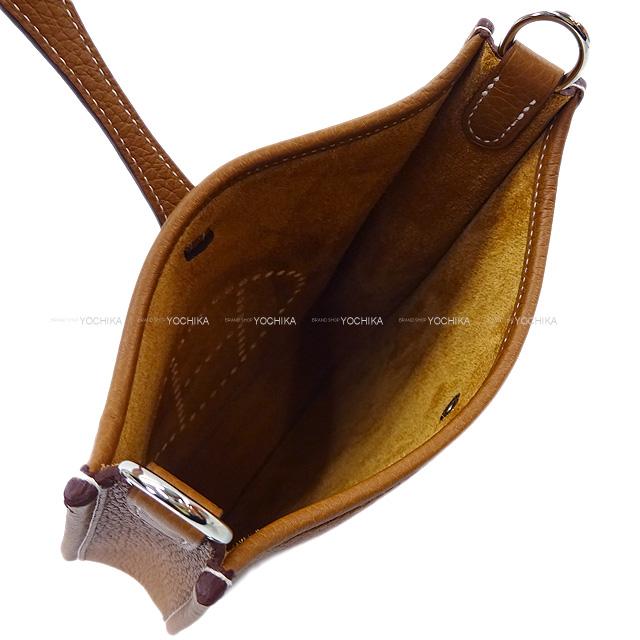 HERMES Shoulder bag Evelyne 16 TPM Gold Taurillon Clemence Silver HW Stamp K[BRAND NEW][Authentic]
