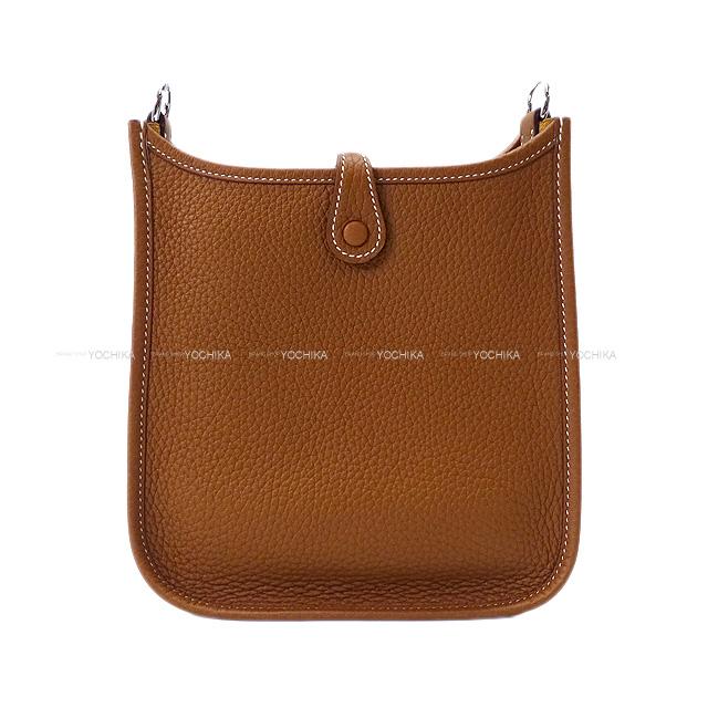 HERMES Shoulder bag Evelyne 16 TPM Gold Taurillon Clemence Silver HW Stamp K[BRAND NEW][Authentic]