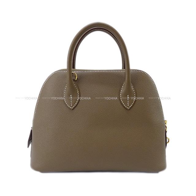 HERMES Shoulder bag Bolide1923 25 Etoupe Ever Grain Gold HW Stamp U[BRAND NEW][Authentic]