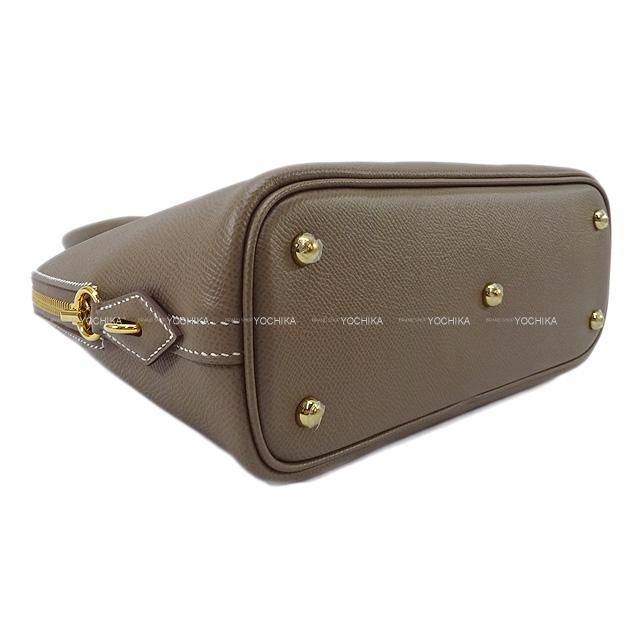 HERMES Shoulder bag Bolide1923 25 Etoupe Ever Grain Gold HW Stamp U[BRAND NEW][Authentic]