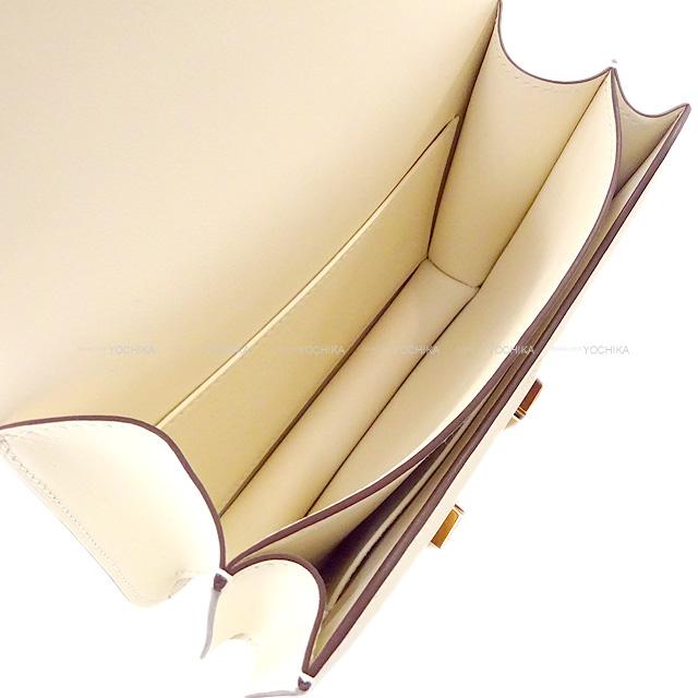 HERMES Shoulder bag Constance 3 18 Nata Evercalf Rose Gold HW Stamp Y[EXCELLENT][Authentic]