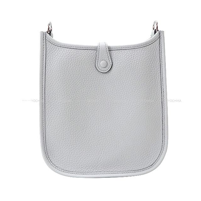 HERMES Shoulder bag Evelyne 16 TPM Amazone Bleu Pale/Etain Taurillon Clemence Silver HW Stamp W[BRAND NEW][Authentic]