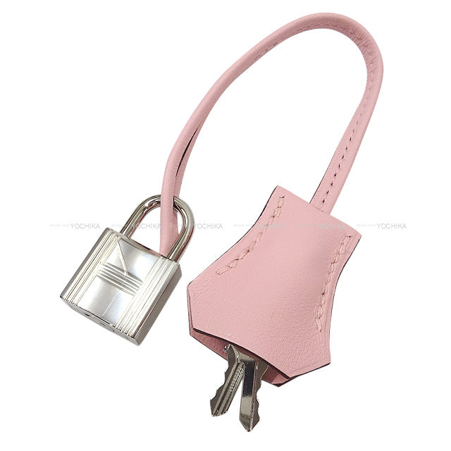 HERMES Shoulder bag Kelly25 Retourne Rose Sakura Veau Swift Silver HW Stamp K[BRAND NEW][Authentic]