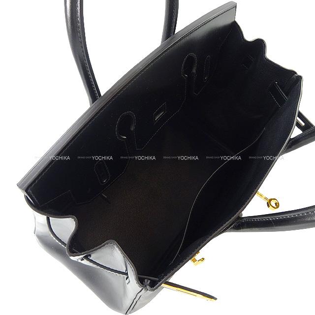 HERMES Handbag Birkin30 Noir (Black) Veau Sikkim Gold HW Stamp B[BRAND NEW][Authentic]